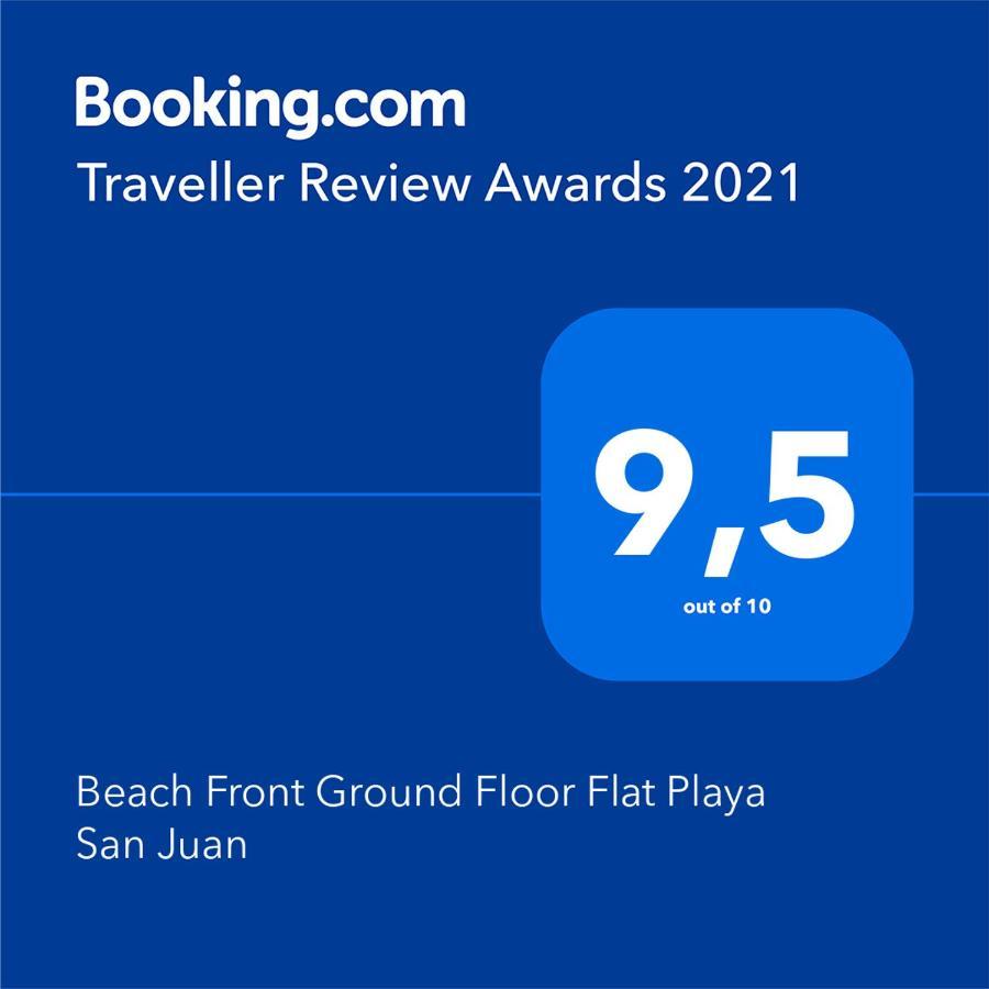 Beach Front Ground Floor Flat Playa San Juan Ел Кампело Екстериор снимка
